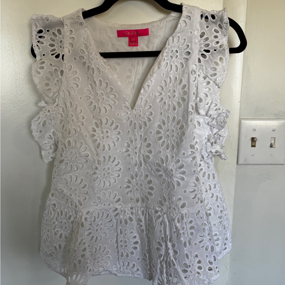Lilly Pulitzer Eyelet Top